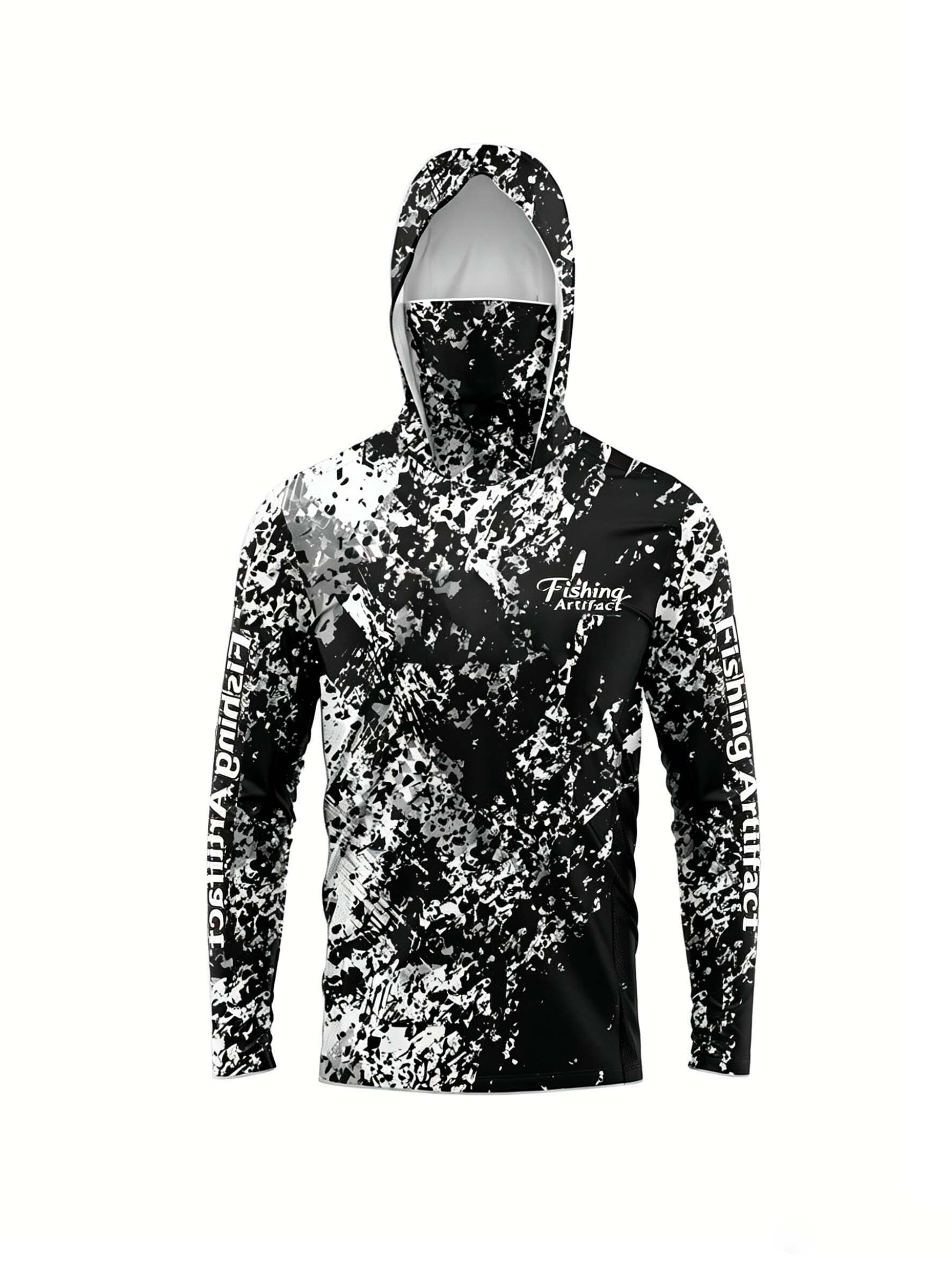 3D Printing Mask - Sweat-shirt de pêche pour homme, imprimé