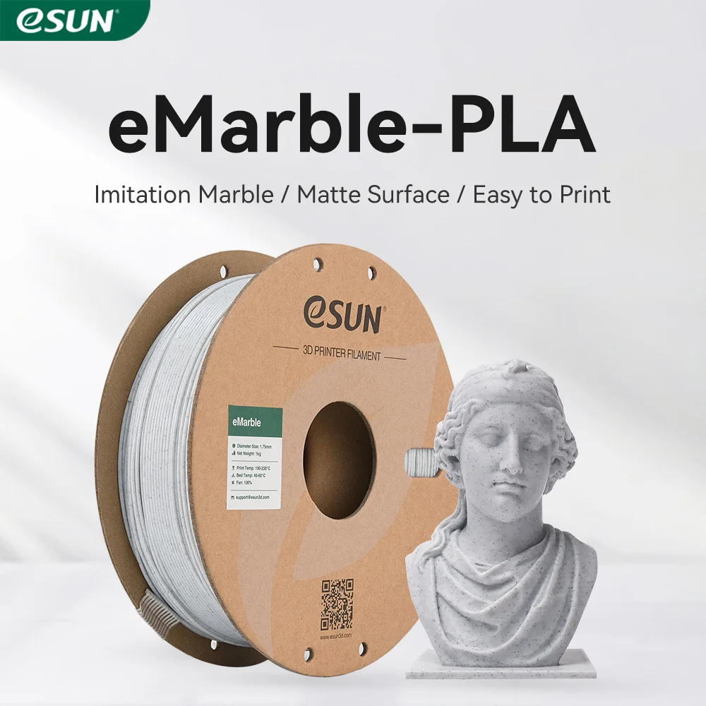 3D Printing Nylon - Filament PLA Marbre ESUN 1,75 mm