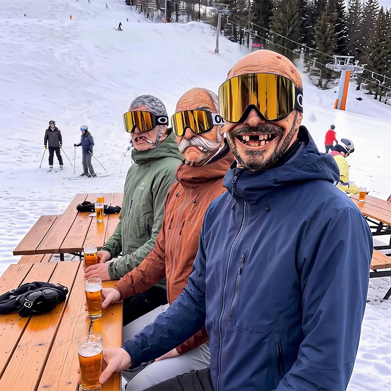 3D Printing Mask - Masque de ski drôle pour homme