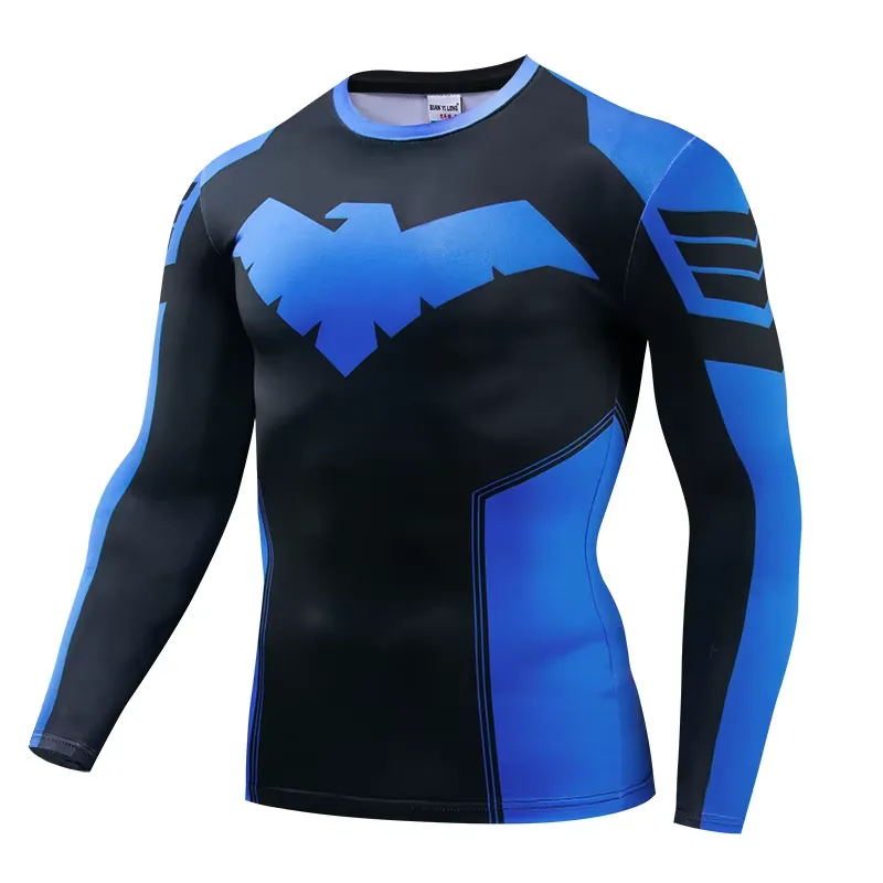 3D Printing Custom - T-shirt de compression pour homme à