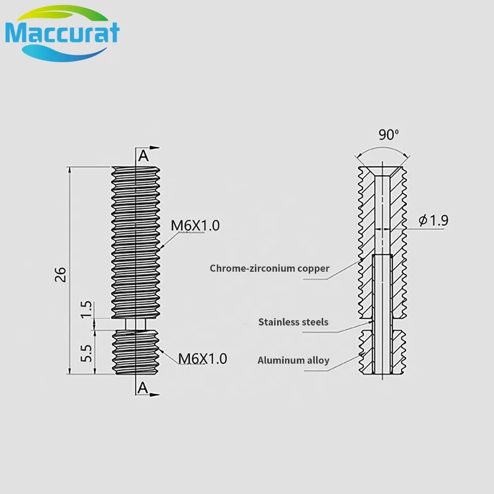 Gorge à rupture thermique en a - 3D Printing Industry avis et prix